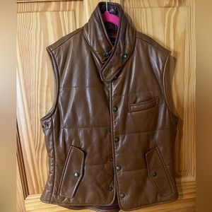 RALPH LAUREN GENUINE LEATHER VEST